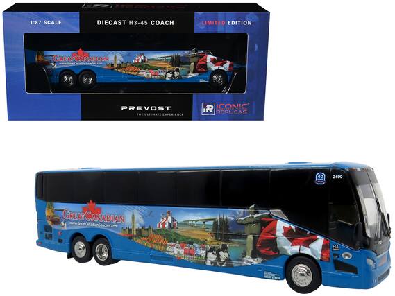 1:87 SCALE
DIECAST H3-45 COACH
LIMITED EDITION
GREAT CANADIAN
www.GreatCanadianCoaches.com
PREVOST
THE ULTIMATE EXPERIENCE
ICONIC REPLICAS
40
2400
H3-45