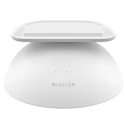 Front. Amazon - Made for Amazon Battery Base for Echo Show 8 (3rd Gen, 2023 release) - White.