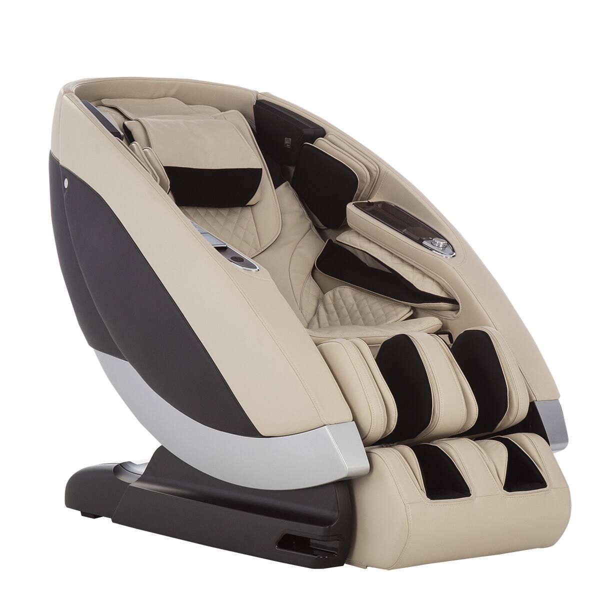 Front. Human Touch - Super Novo Massage Chair - Cream.