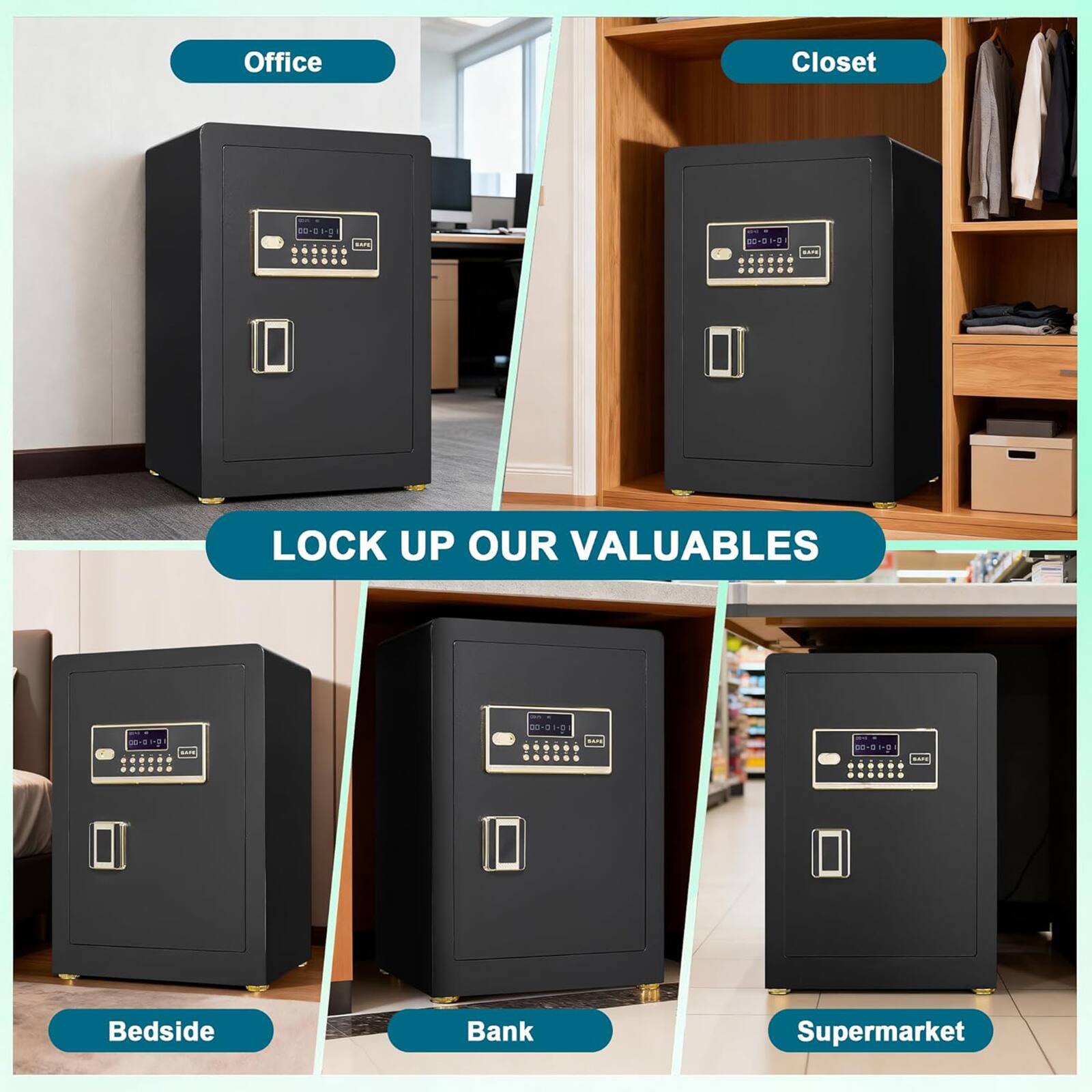 Office Closet SRTE 1.5 - 00  
LOCK UP OUR VALUABLES  
Bedside Bank Supermarket