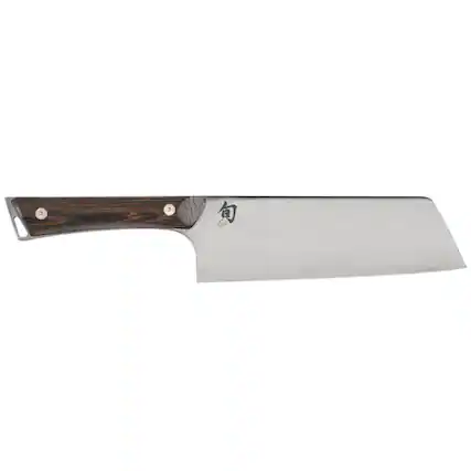 Front. Shun - Kanso Asian Utility Knife - Brown.