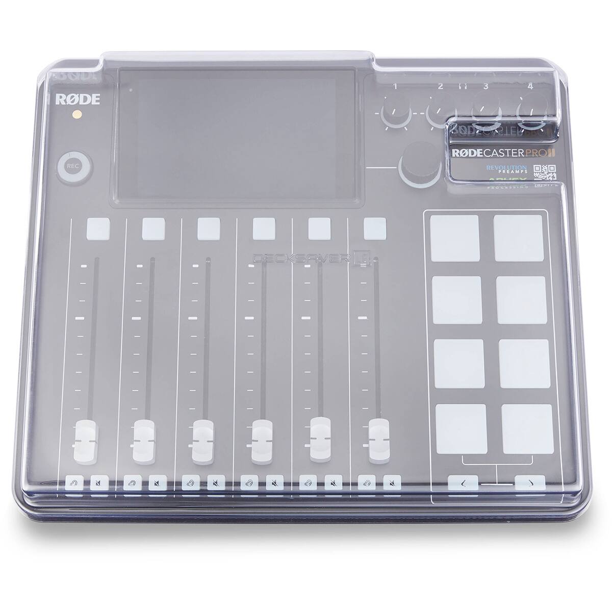 RODE REC 1 2 3 4 / BODEO A RODECASTER PRO RODE PRO REVOLUTION D PREAMPS - POSITION DECKSERVERILL