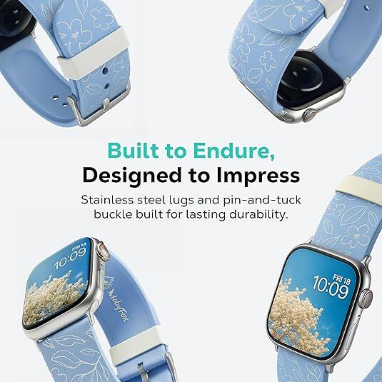 MobyFox Silicone Watch Band Compatible Apple Watch Band for iWatch