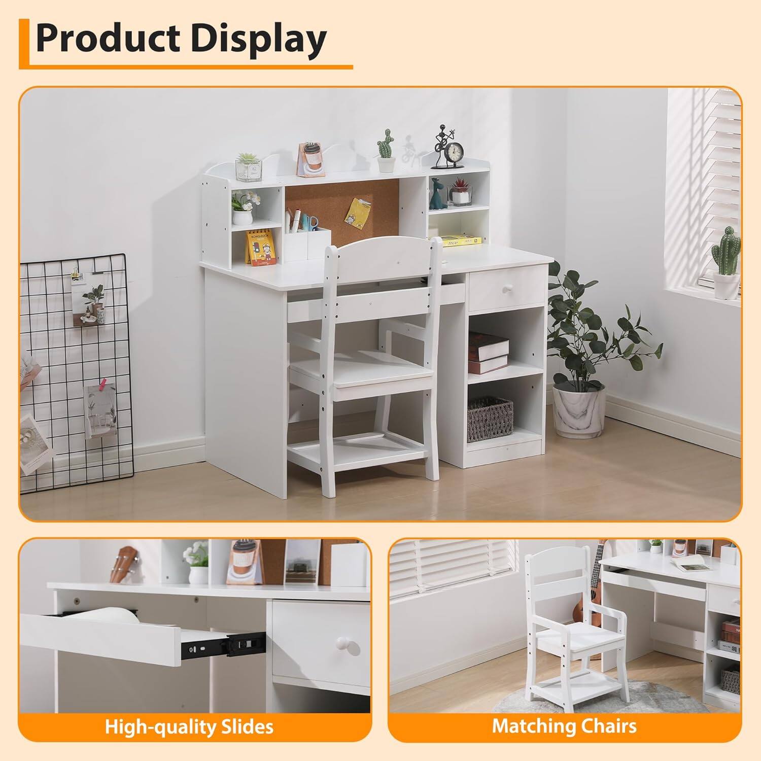 Product Display

High-quality Slides

Matching Chairs