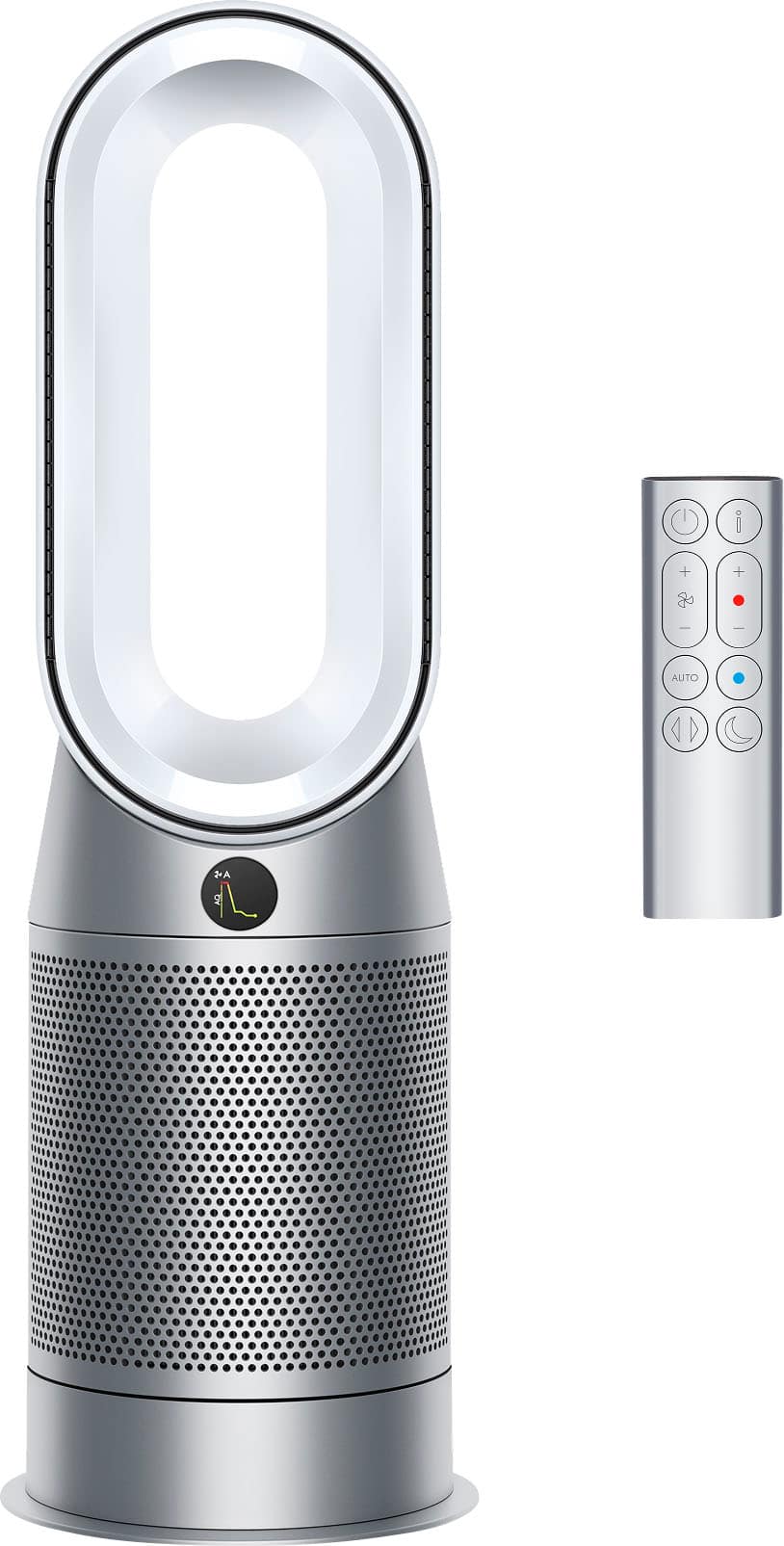 Front. Dyson - Purifier Hot+Cool HP1 - Exclusive - White/Silver.
