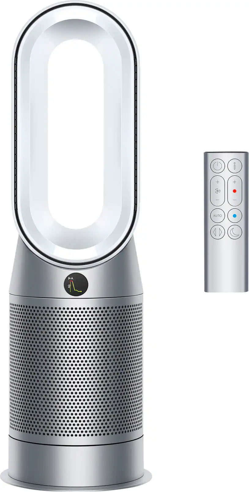 Front. Dyson - Purifier Hot+Cool HP1 - Exclusive - White/Silver.
