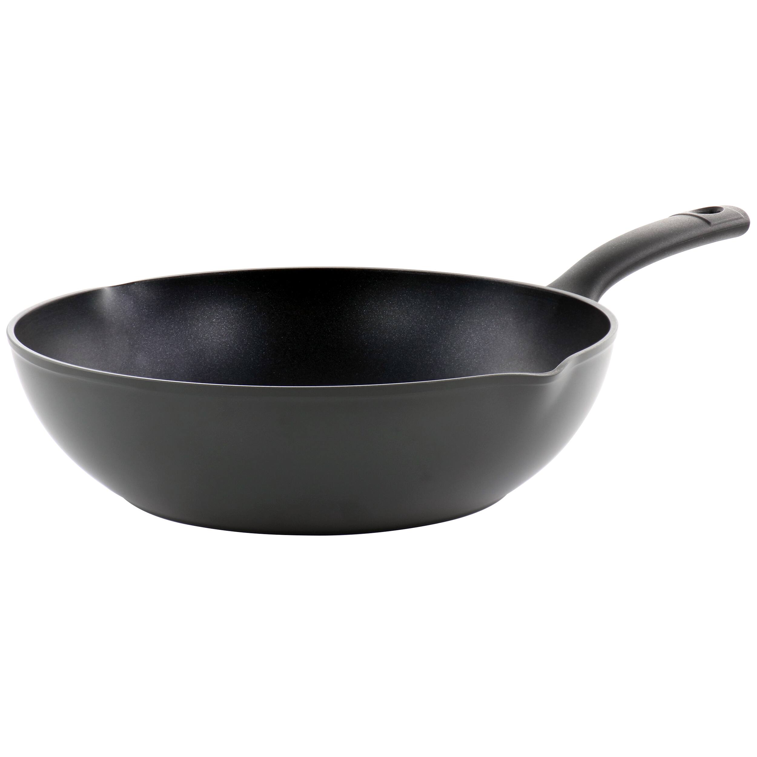 Oster - Kingsway 4.1 Quart Aluminum Nonstick Wok - Black