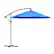 Alt View 11. Nature Spring - 10-Foot Offset Patio Umbrella with Easy Crank - Brilliant Blue.