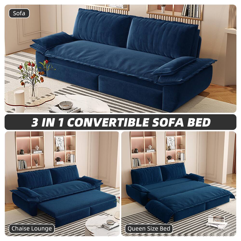 Sofa CHVWET ARS 3 IN 1 CONVERTIBLE SOFA BED  
Chaise Lounge Queen Size Bed