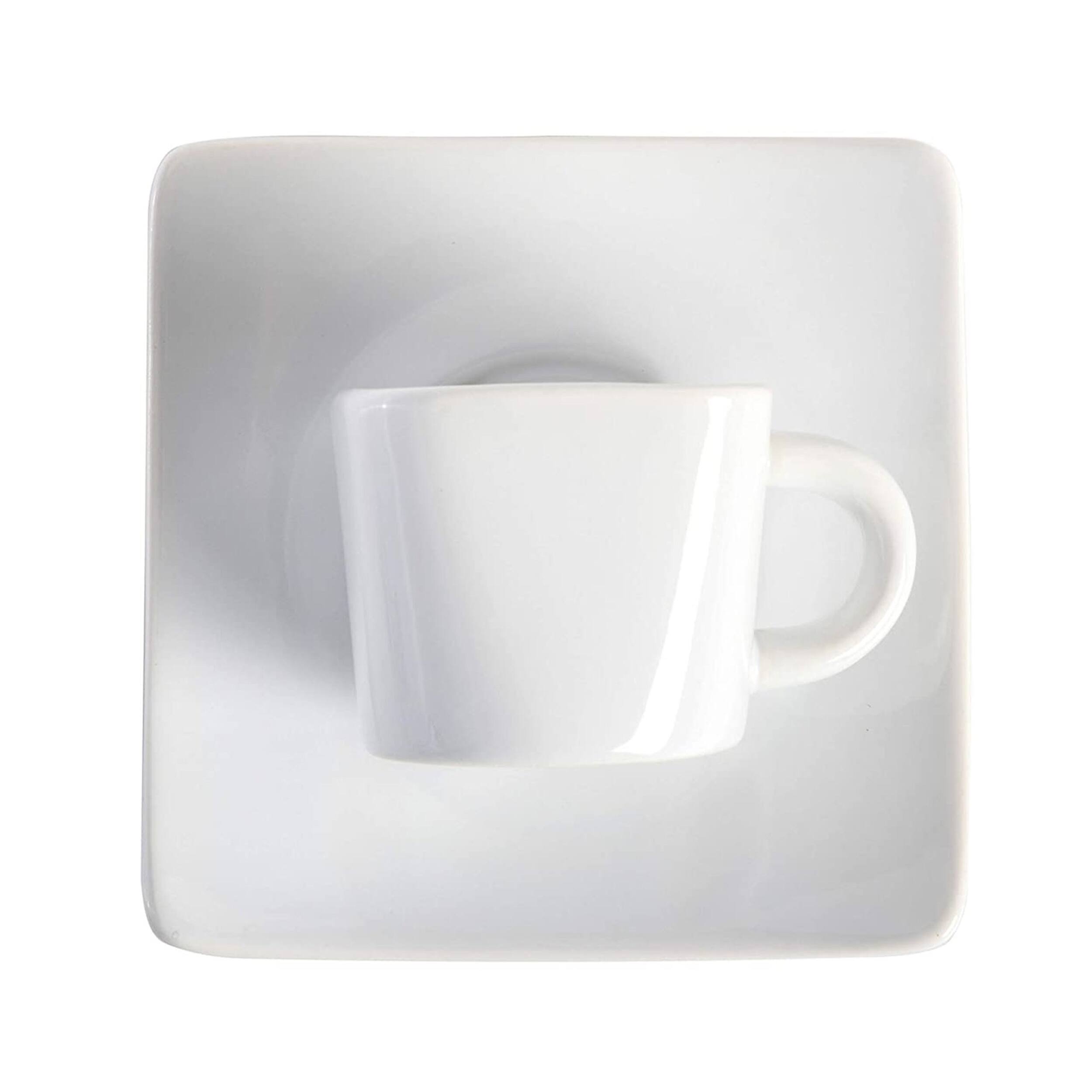 Alt View 4. Gibson - Gibson Elite Gracious Dining 12 Piece 3.25 Ounce Ceramic Espresso Cup and Saucer Set in White - White.