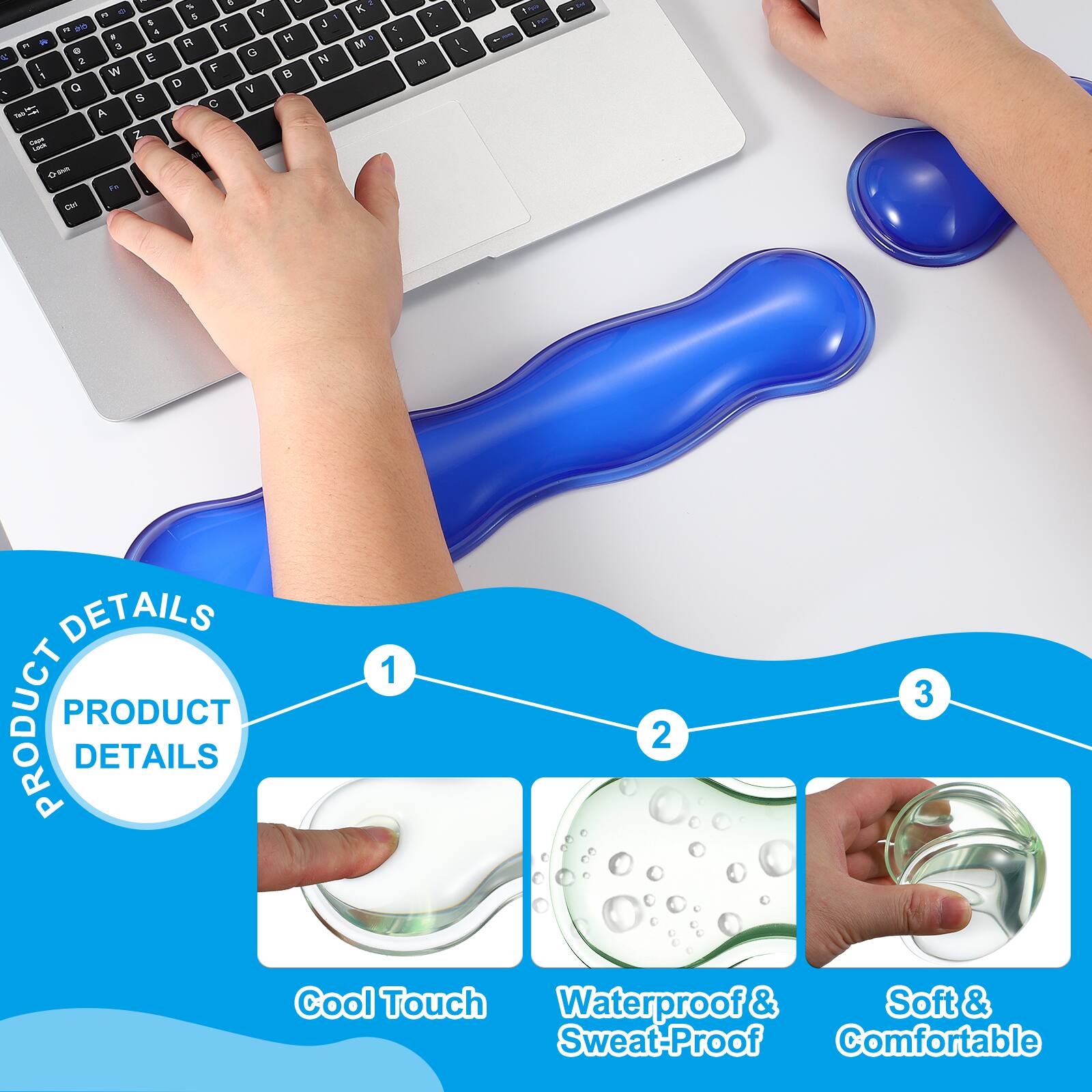 PRODUCT DETAILS

1. Cool Touch
2. Waterproof & Sweat-Proof
3. Soft & Comfortable