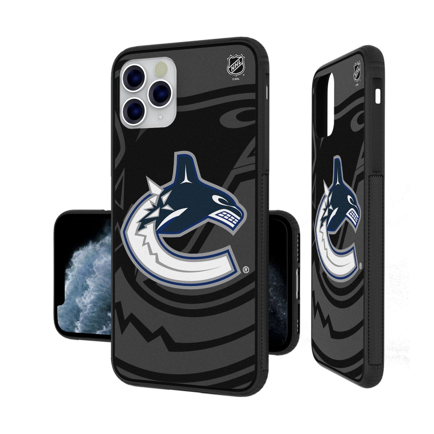 Alt View 2. Keyscaper - Vancouver Canucks iPhone Bump Ice Case - 15 - Multicolor.