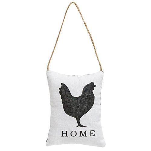 BreeBe - *Home Chicken Pillow Ornament - Multi