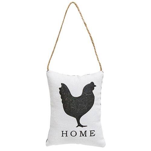 BreeBe - *Home Chicken Pillow Ornament - Multi