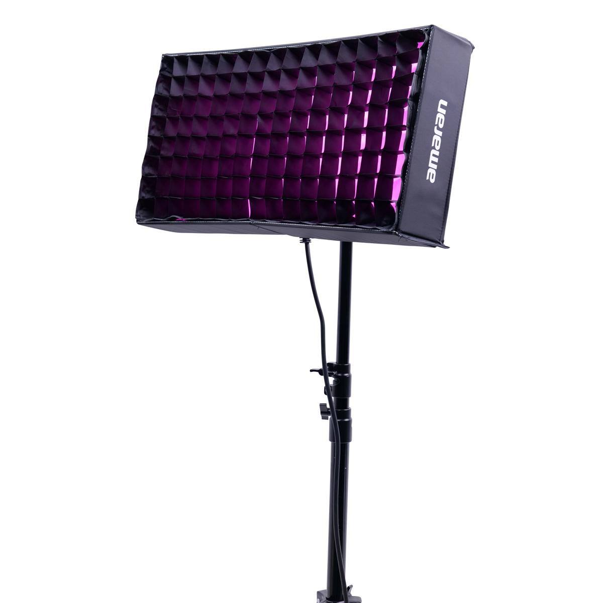 Alt View 3. Amaran - amaran F21c 2x1' 100W RGBWW Flexible LED Mat Fixture, Gold-Mount.