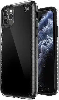 Front. Speck - Speck Presidio2 Armor Cloud Series Case for Apple iPhone 11 Pro Max | Color: Black Fade - Black Fade.
