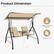 Product Dimension
- 71"
- 55"
- 67"
- 51"
- 23"
- 20.5"
- 51"
- 22"
- 47"
- 69"
- 42"
- 47"
Weight Capacity: 530 lbs
Seat up to 2