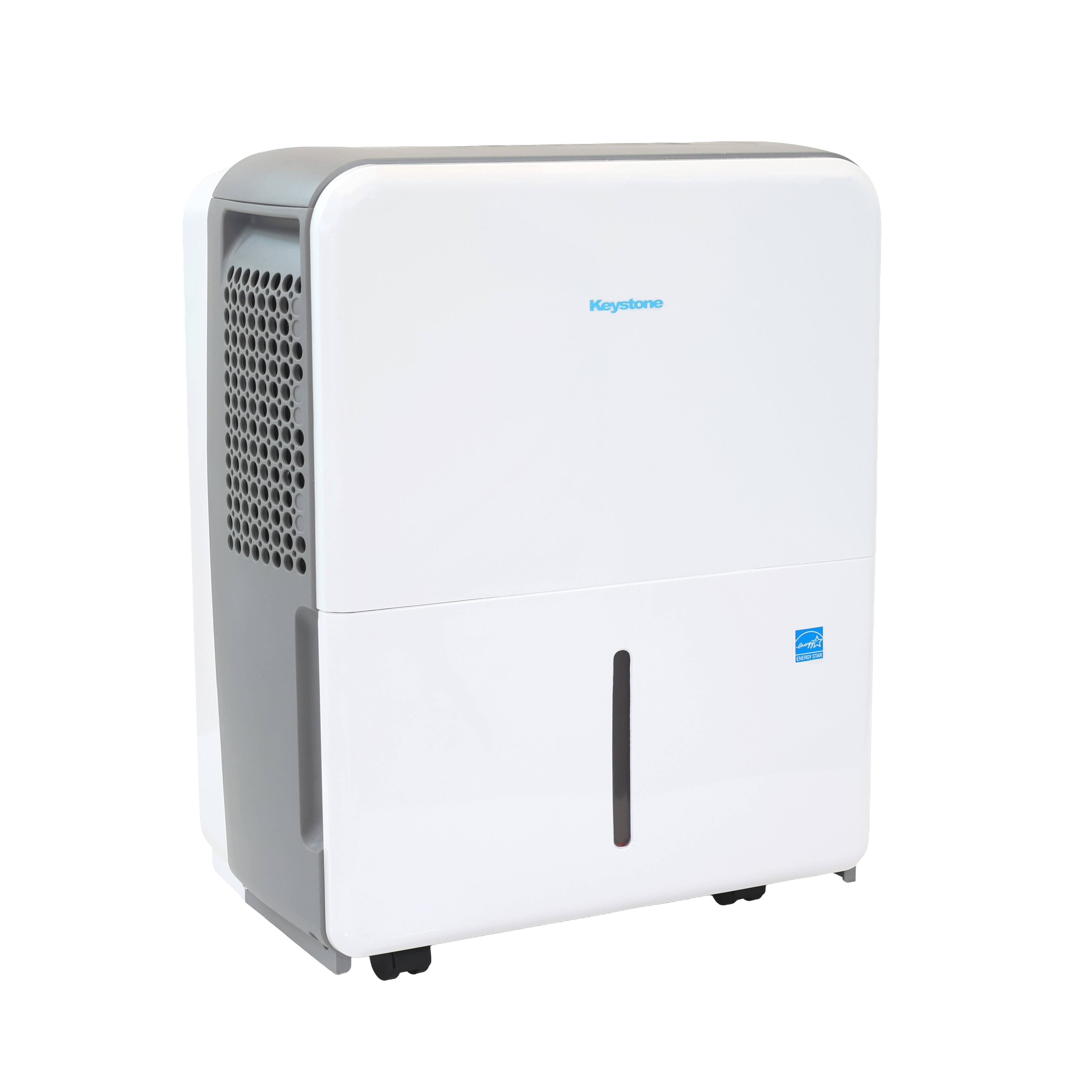 Alt View 7. Keystone - 50 Pint 7.2 Quart Capacity Dehumidifier with Electronic Controls - White.