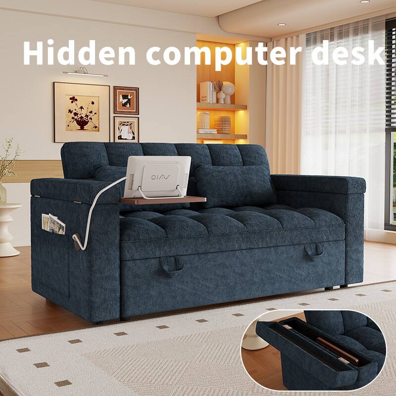 Hidden computer desk