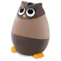 CRANE - Mini Owl 0.5 Gallon Cool Mist Humidifier - Brown - Front_Zoom