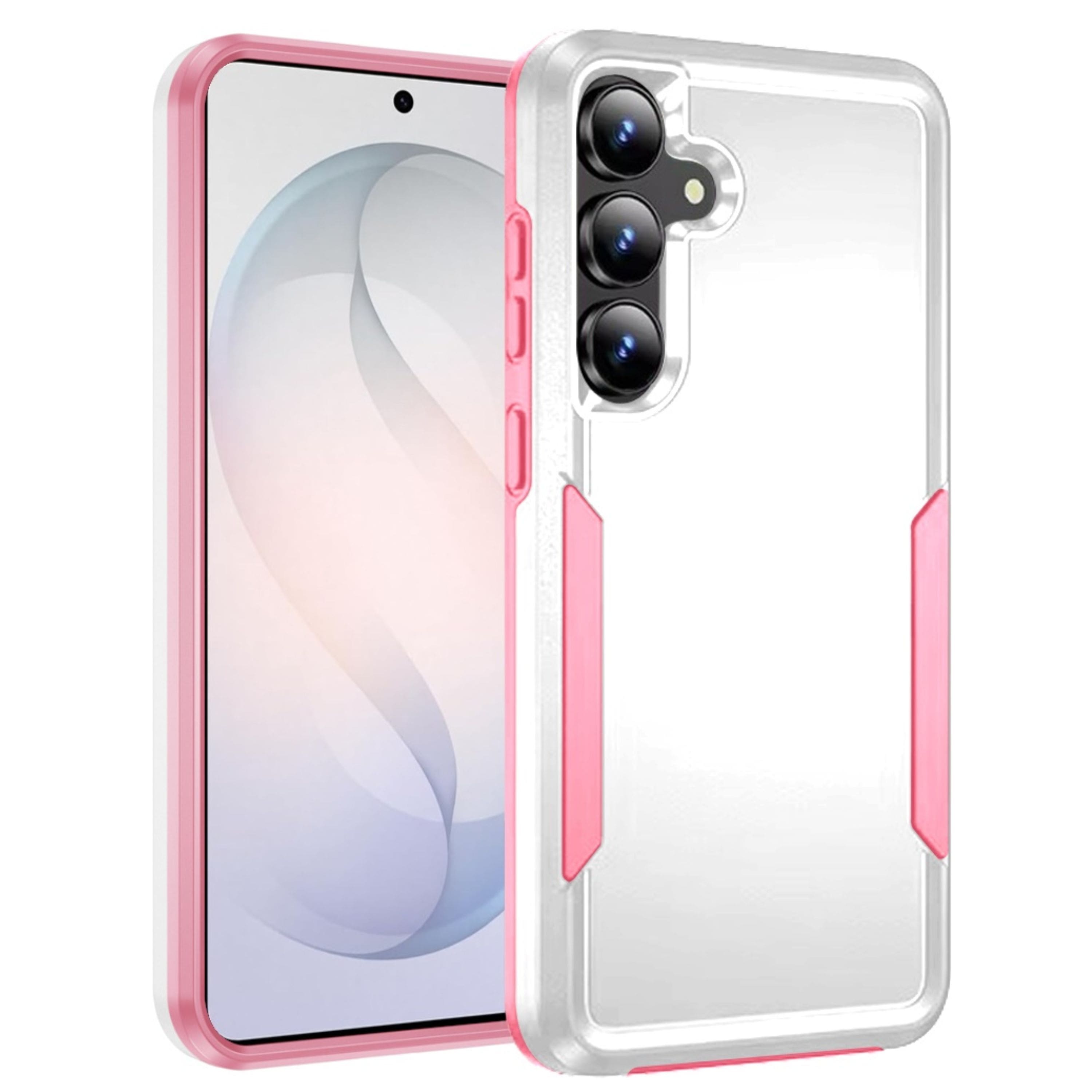 Kitcheniva - Fused Rugged Shockproof Phone Cover Plus Tempered Glass For Samsung S26 FE - White price history on PriceWatchPro