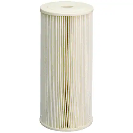 Angle. Culligan - Culligan 5-Micron Heavy-Duty Pleated Sediment Replacement Cartridge Water Filtration System - Off-White.
