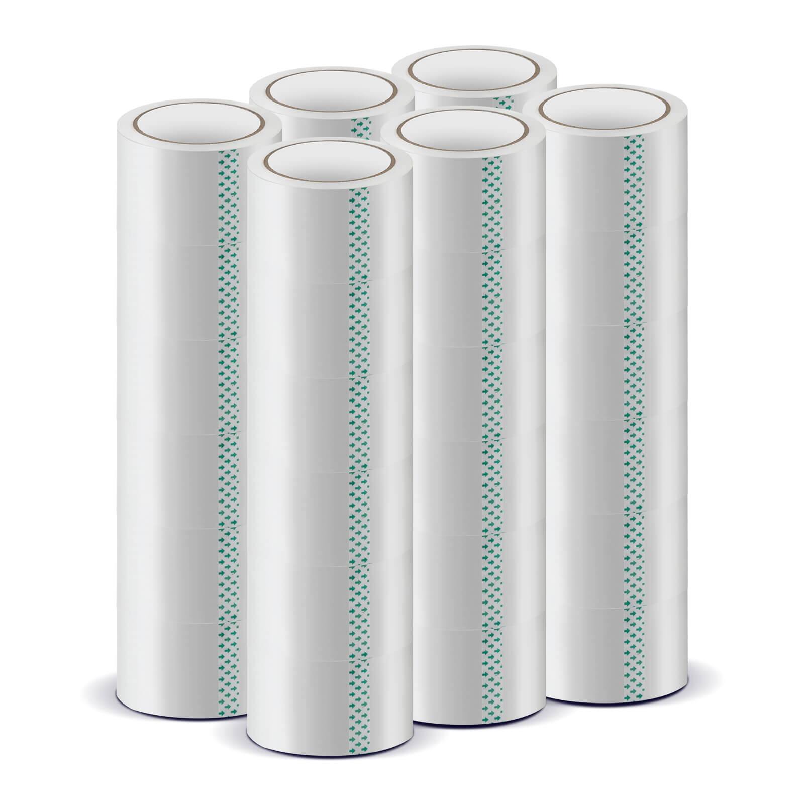 Front. Costway - Costway 36 Rolls Heavy Duty Clear Packaging Tape with 2.36" Wide, 65.6 Yard Per Roll - ‎Clear.