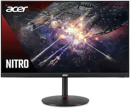 Acer - Refurbished Excellent - Nitro 27" IPS Monitor 1920x1080 165Hz 1ms VRB HDMI DisplayPort G-SYNC Compatible XV270X1bmiprx