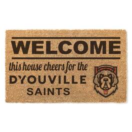 Jardine - D'youville Saints 18" x 30" Welcome Doormat - Brown