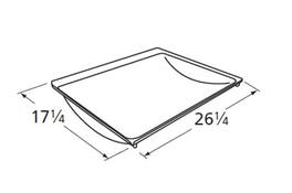 Music City Metals - MCM949954119 heat plate, ss, 17.25 x 26.25; Chb