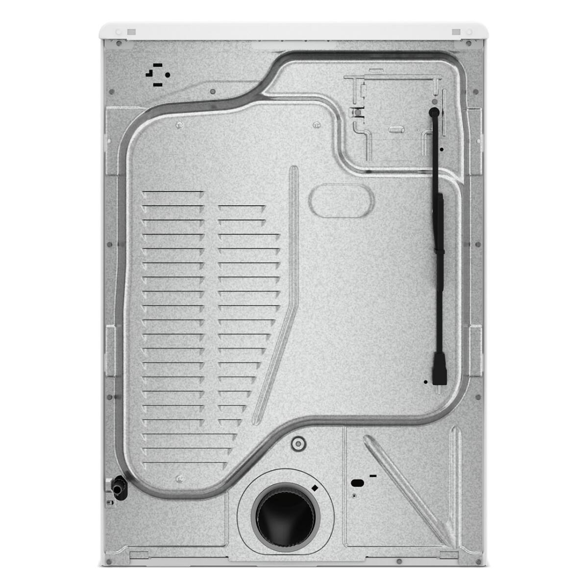 Alt View 9. Whirlpool - Whirlpool - 7.4 cu. ft. Smart Front Load ENERGY STAR Gas Dryer with Wrinkle Shield Option .- White - White.