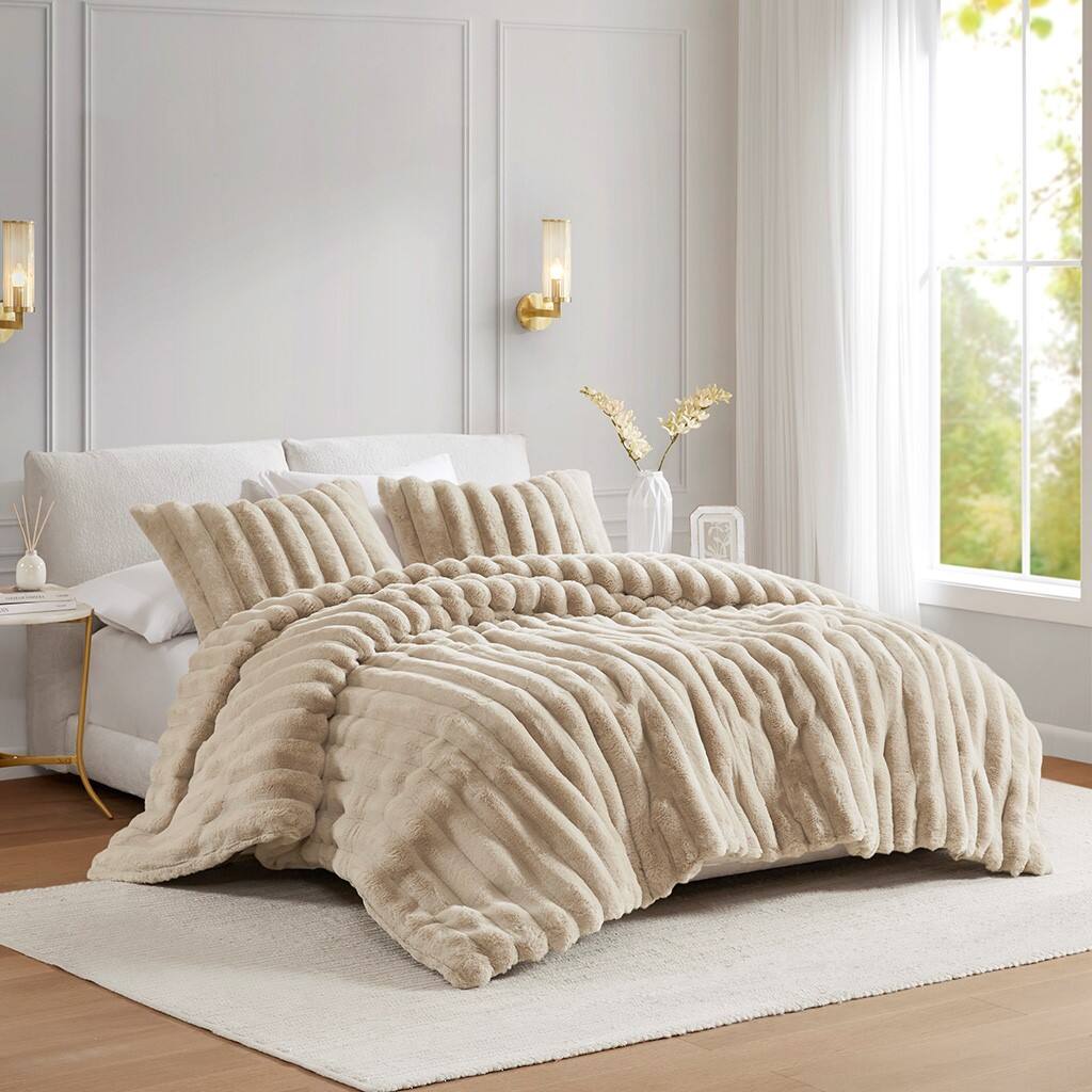 Alt View 1. Gracie Mills - Gracie Mills 3-PC. Avery Comforter Set - Taupe.