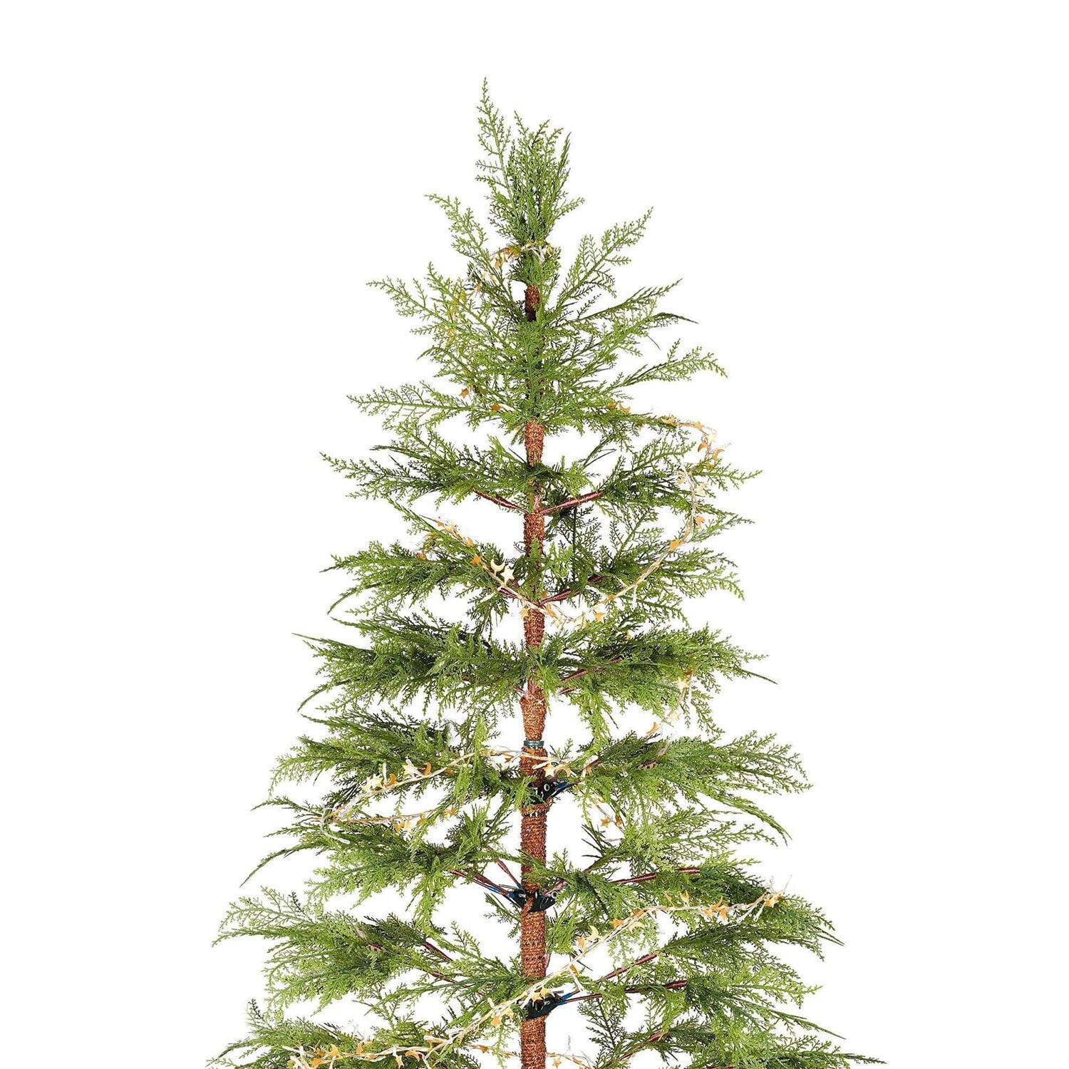 Alt View 1. Pefilos - 6-Feet Artificial Christmas Tree with LED Lights & Metal Stand, 612 Branch Tips Decor, Festive Xmas Display - Green.