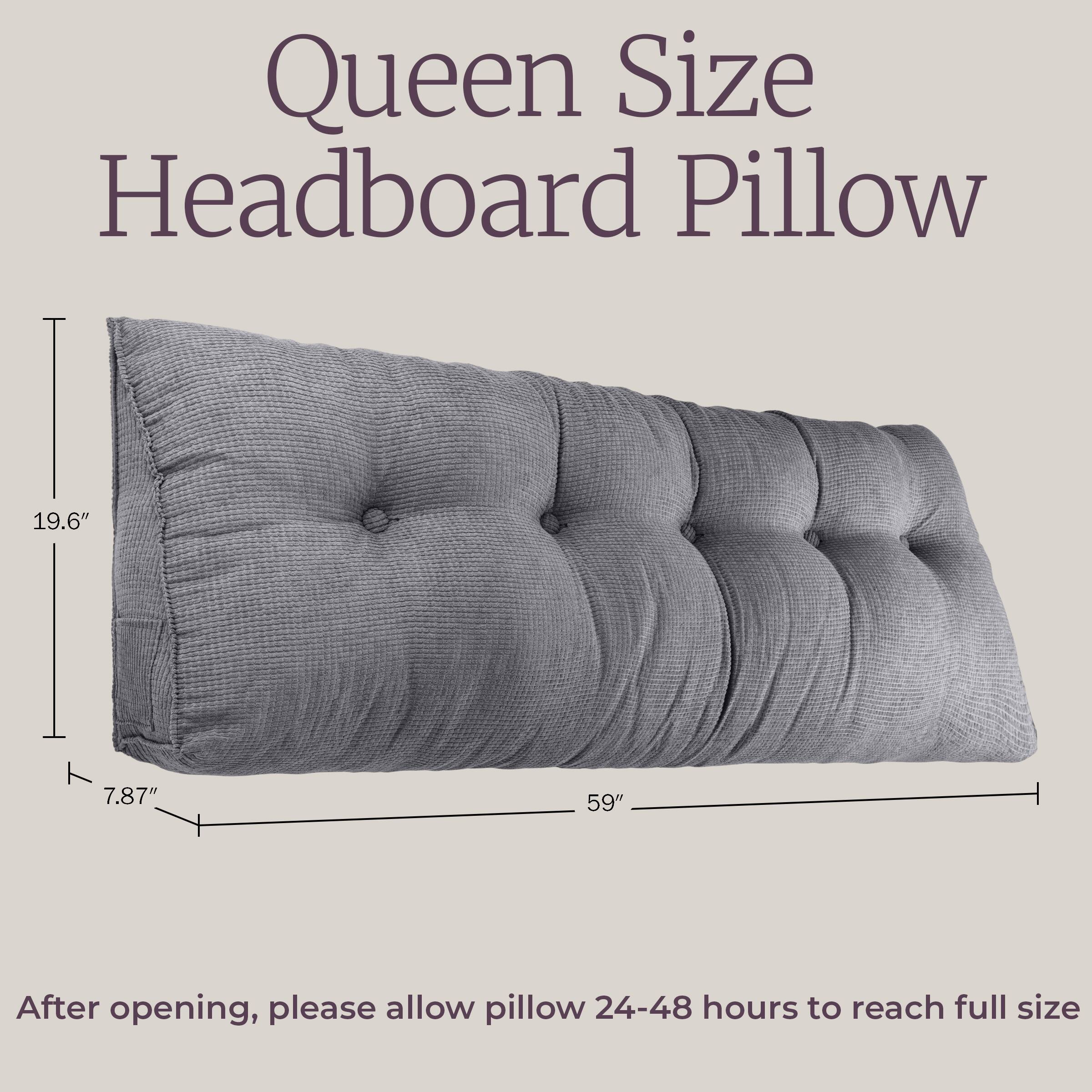 Queen Size Headboard Pillow

19.6"
7.87"
59"

After opening, please allow pillow 24-48 hours to reach full size