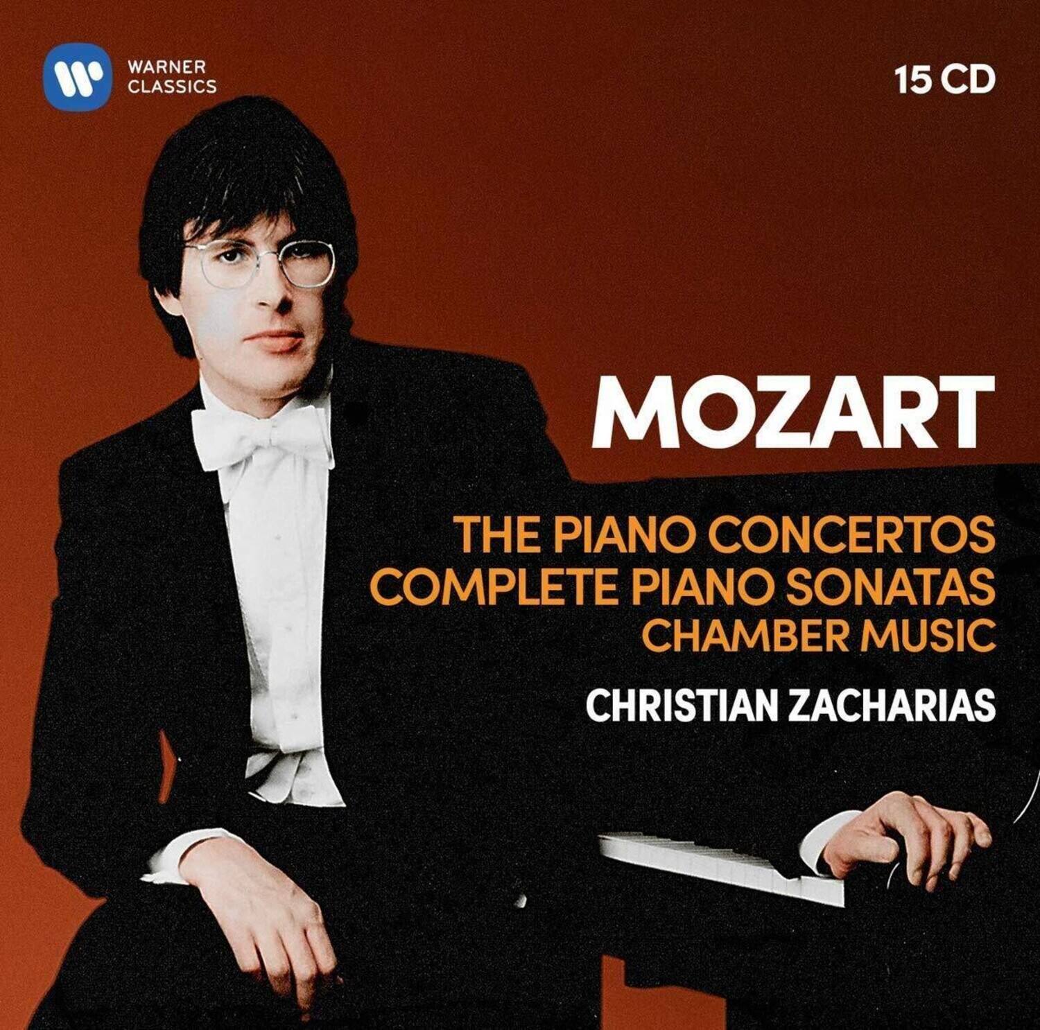 WARNER CLASSICS

15 CD

MOZART

THE PIANO CONCERTOS  
COMPLETE PIANO SONATAS  
CHAMBER MUSIC

CHRISTIAN ZACHARIAS