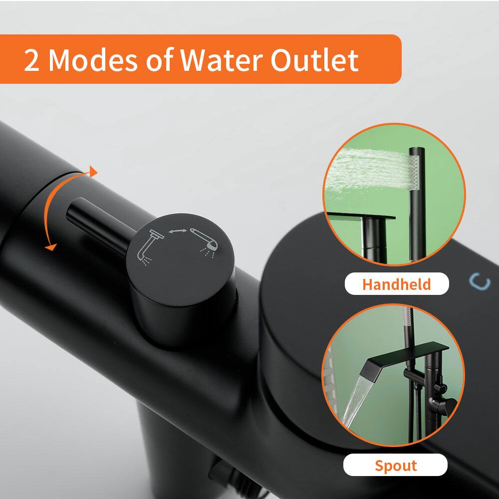 2 Modes of Water Outlet

- Handheld
- Spout