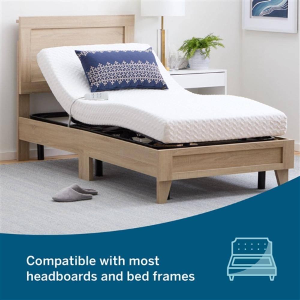 Compatible with most headboards and bed frames