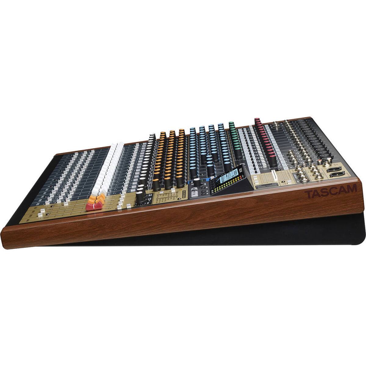 Alt View 6. TASCAM - Tascam Model 24 24-Channel Multi-Track Live Recording Console.