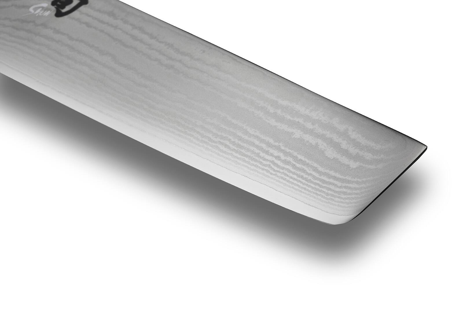 Alt View 2. Shun - Classic Nakiri Knife, 6.5 Inch - Black.