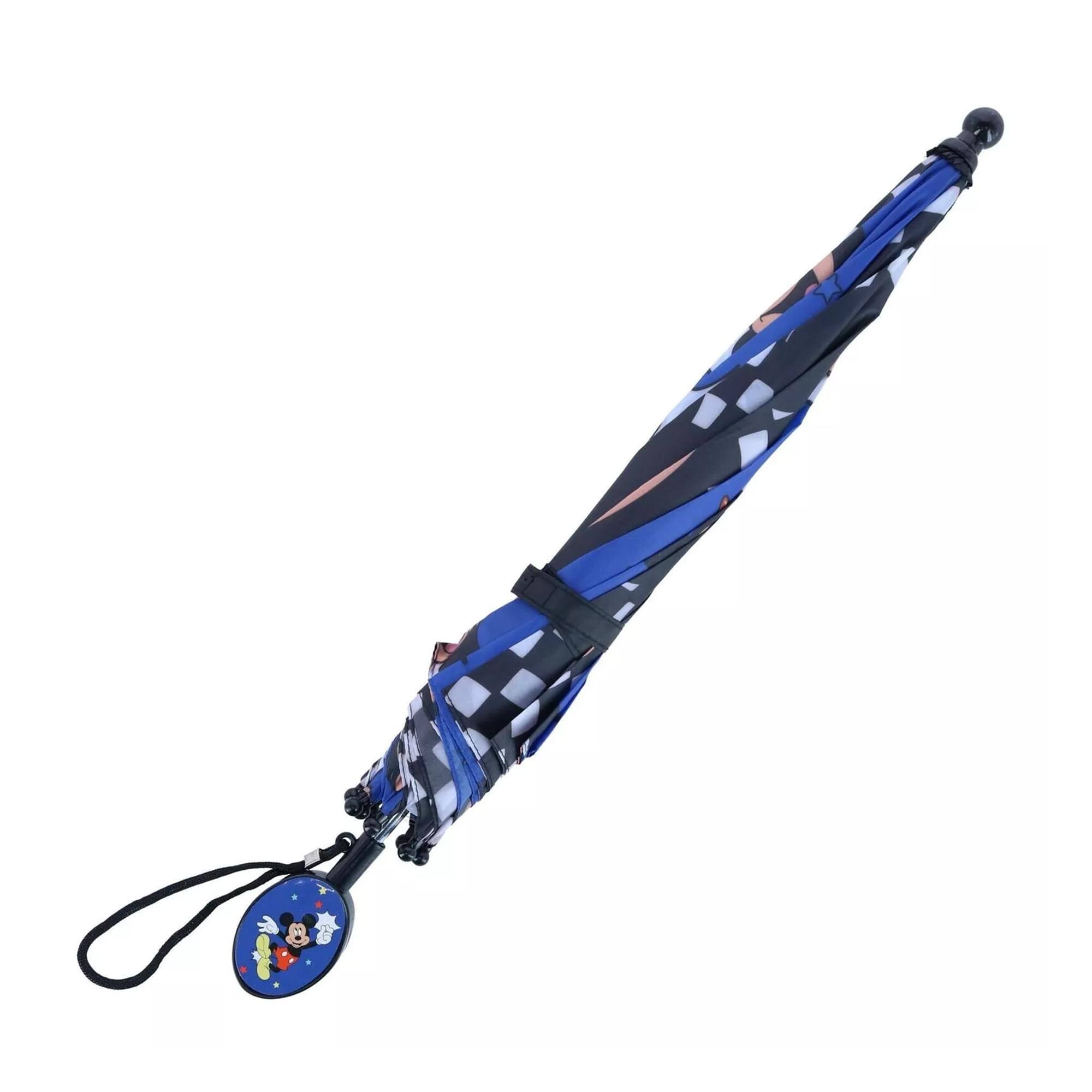 Alt View 4. Disney - Disney Mickey Mouse 21-Inch Kid's Umbrella With Clamshell Handle - Blue.