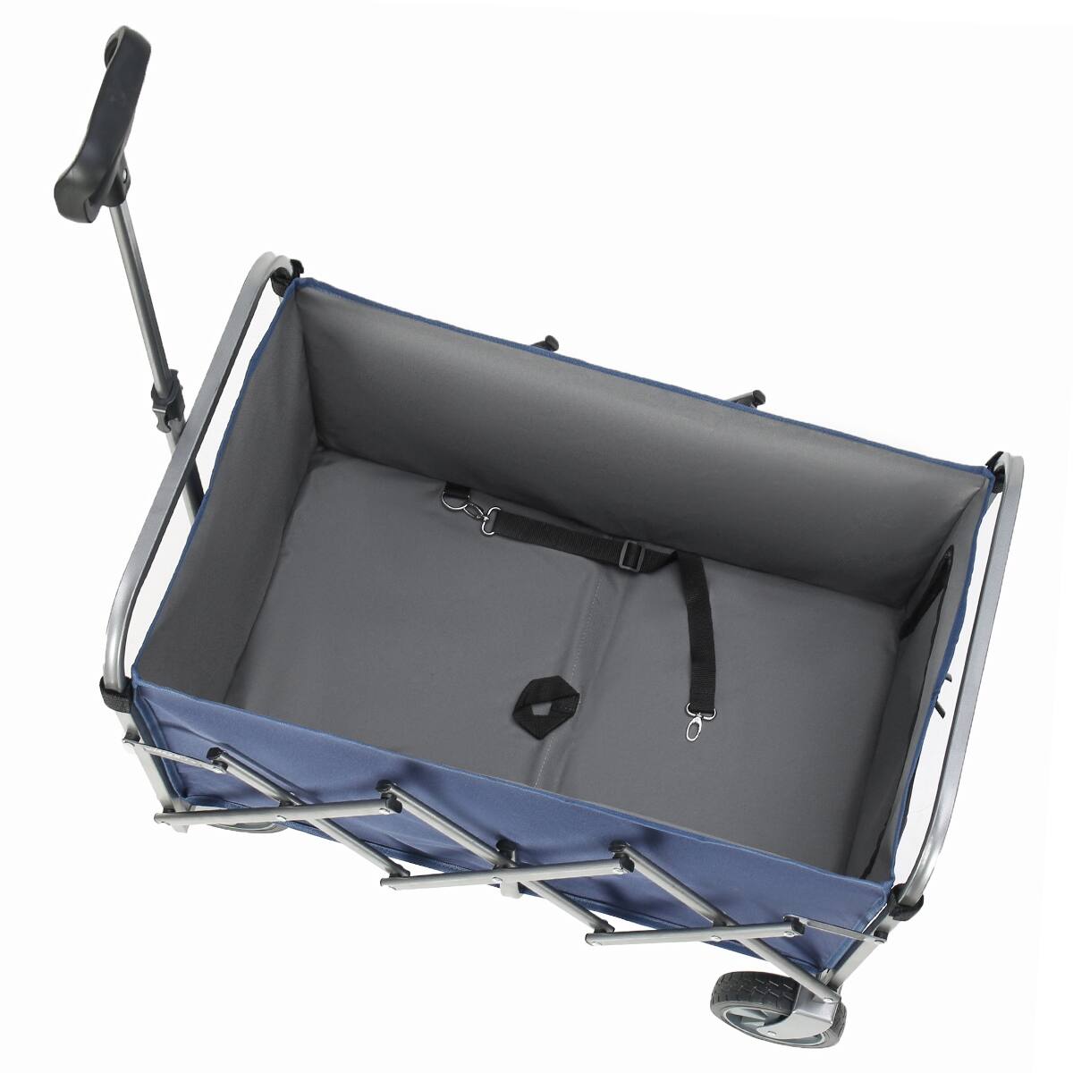 Alt View 6. Loheer - Loheer Foldable Wagon Cart Heavy Duty Collapsible Wagon with All Terrain Wheels for Camping Garden and Shopping.
