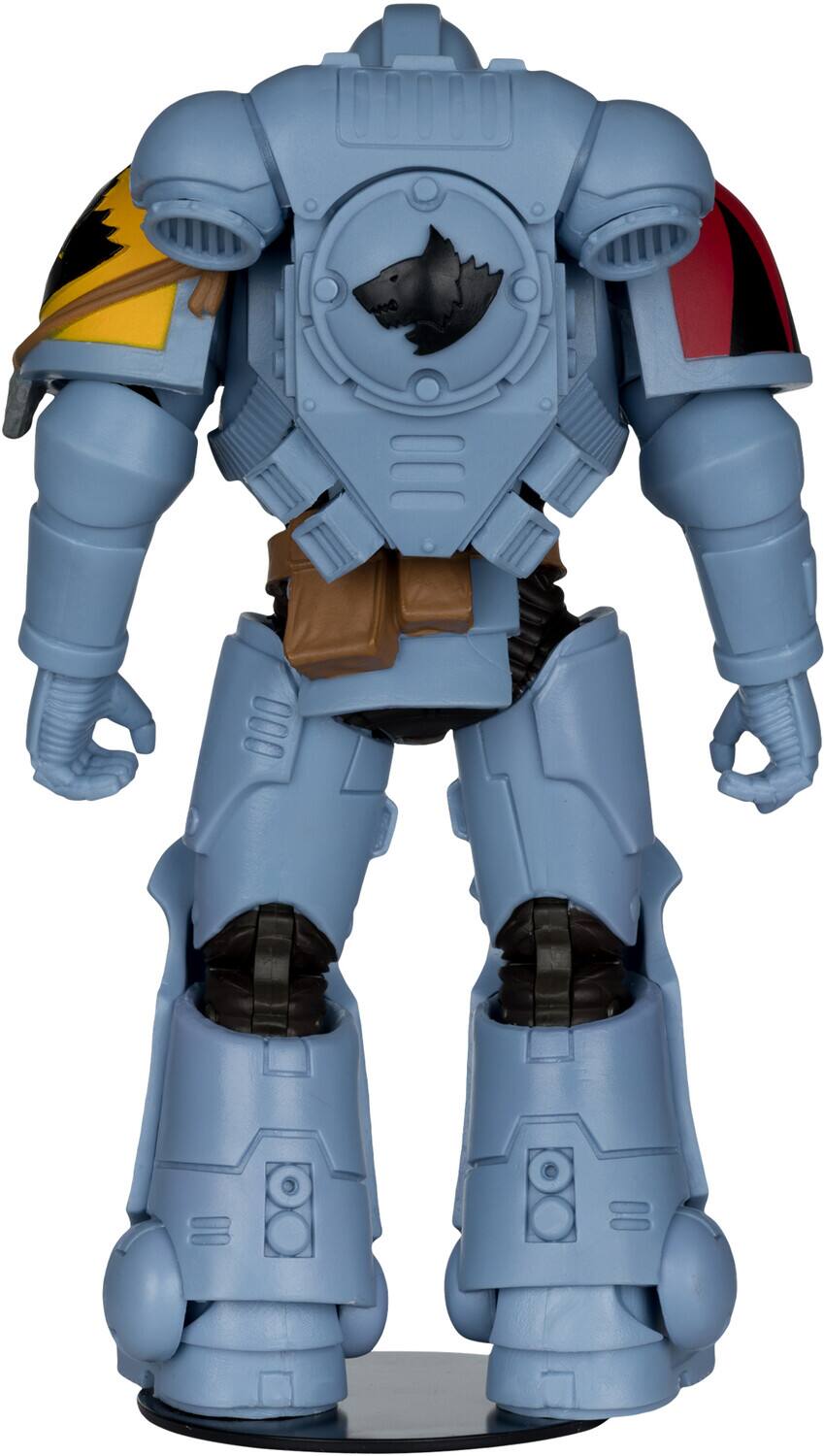 Alt View 4. McFarlane Toys - McFarlane - Warhammer 40K - Space Wolves - 7" Grey Hunter Action Figure   - COLLECTIBLES - Multicolor.