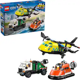 LEGO - City Airplane, Service Truck & Hovercraft Remix 60505