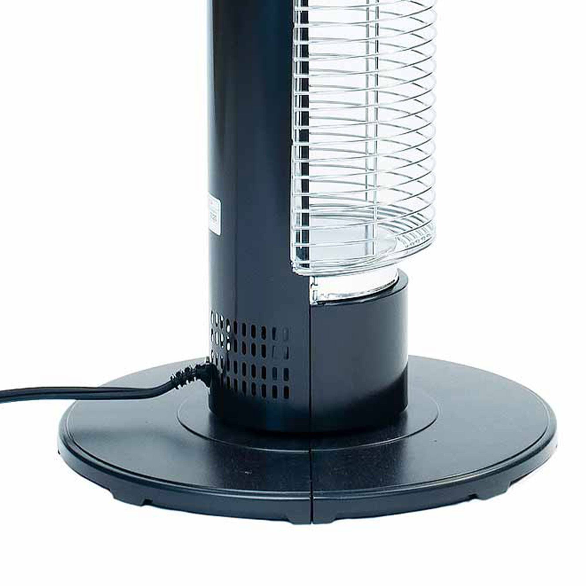 Alt View 4. Sengoku - Sengoku HeatMate Portable Instant Graphite Medium Tower Electric Heater, Black - Black.