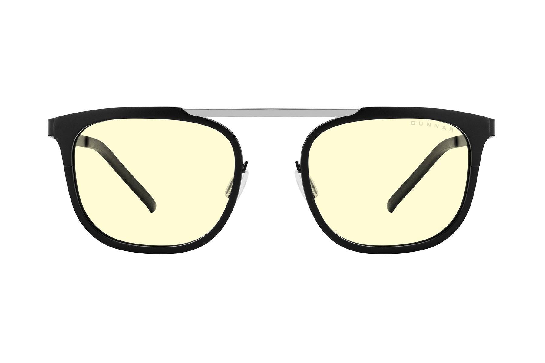 Alt View 5. GUNNAR - GUNNAR Computer Glasses  -  Pismo, Onyx Gold, Clear Pro Lens - Blue Light Blocking, For Graphic Designers/Photographers - Onyx/Silver.