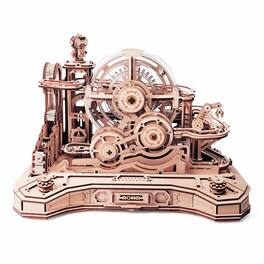 ROKR - 3D Wooden Puzzle, Marble Run Set, Model Building Kits, Christmas Birthday Gifts, DIY Gear Ball Challenge EGC01
