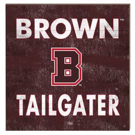 Jardine - Bears 10" x 10" Team Color Tailgater Plaque - Brown