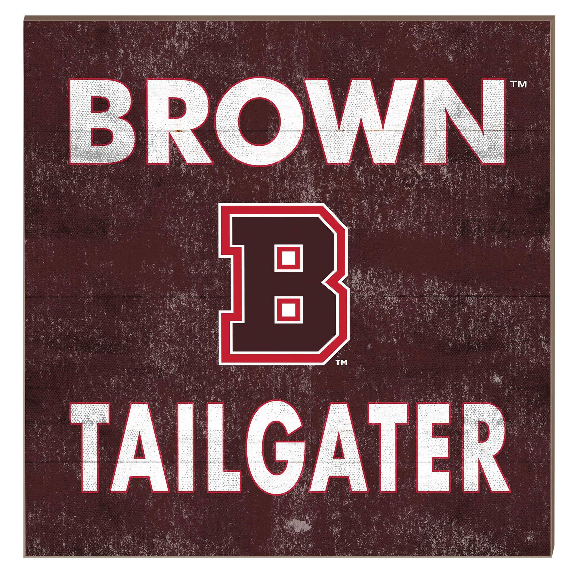 Brown Bears 10" x 10" Team Color Tailgater Plaque