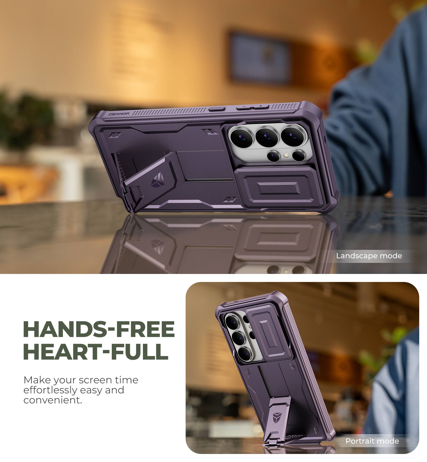 IMMA Landscape mode

HANDS-FREE HEART-FULL

Make your screen time effortlessly easy and convenient.

Portrait mode