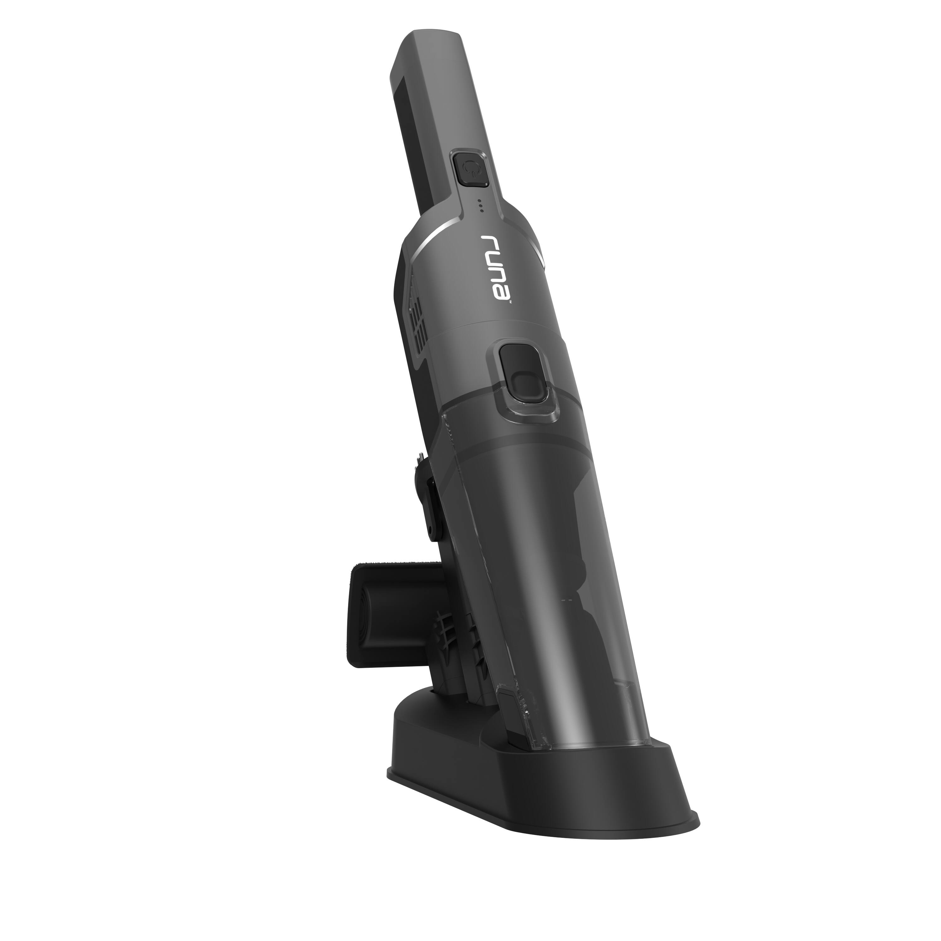 Left. Tzumi - Runa QuickVac Cordless Hand Vacuum with USB Charging and Multiple Attachments.